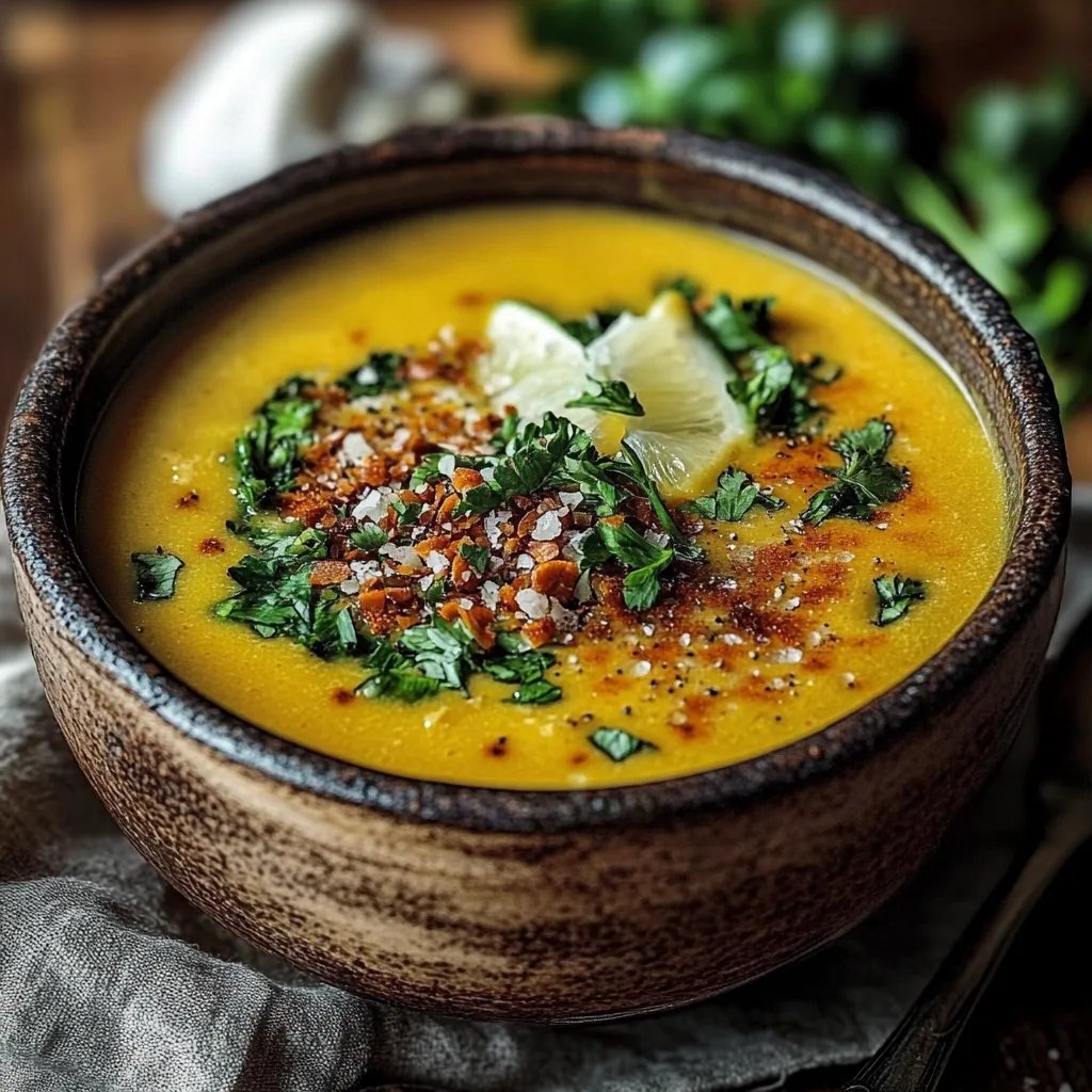 Würzige Kürbis-Linsen-Suppe für gemütliche Momente