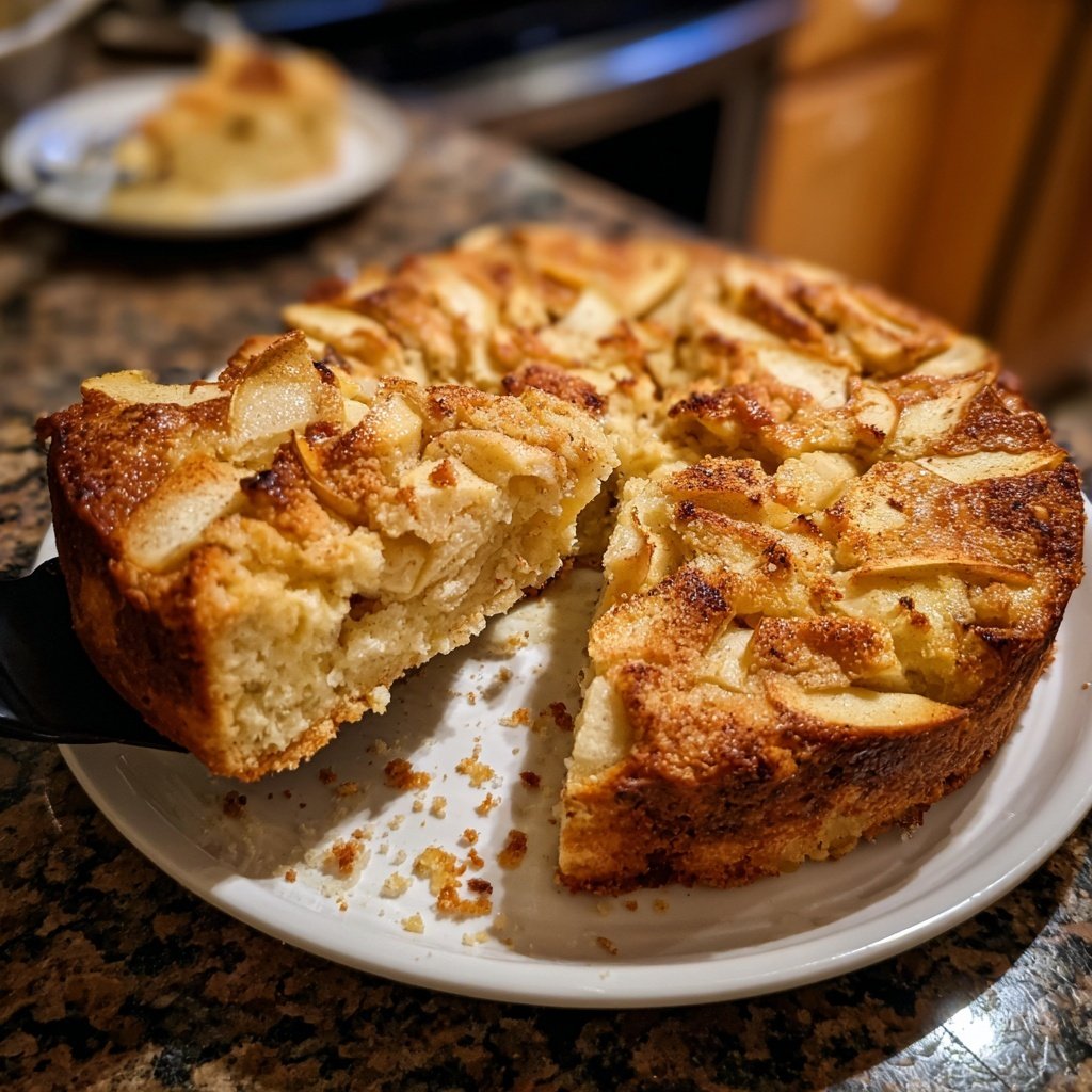 Gesunder Apfelkuchen ohne Zucker