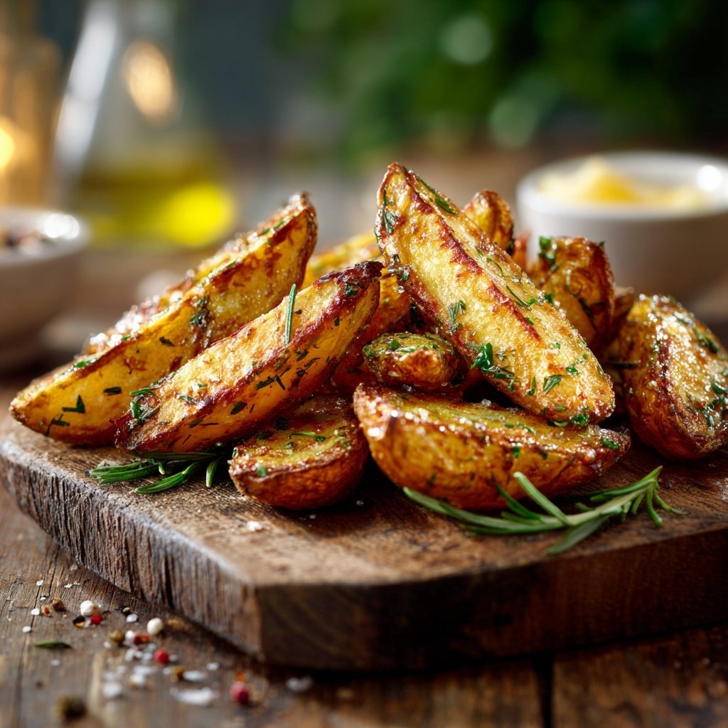 Grill Beilagen Mit Kartoffel Spalten