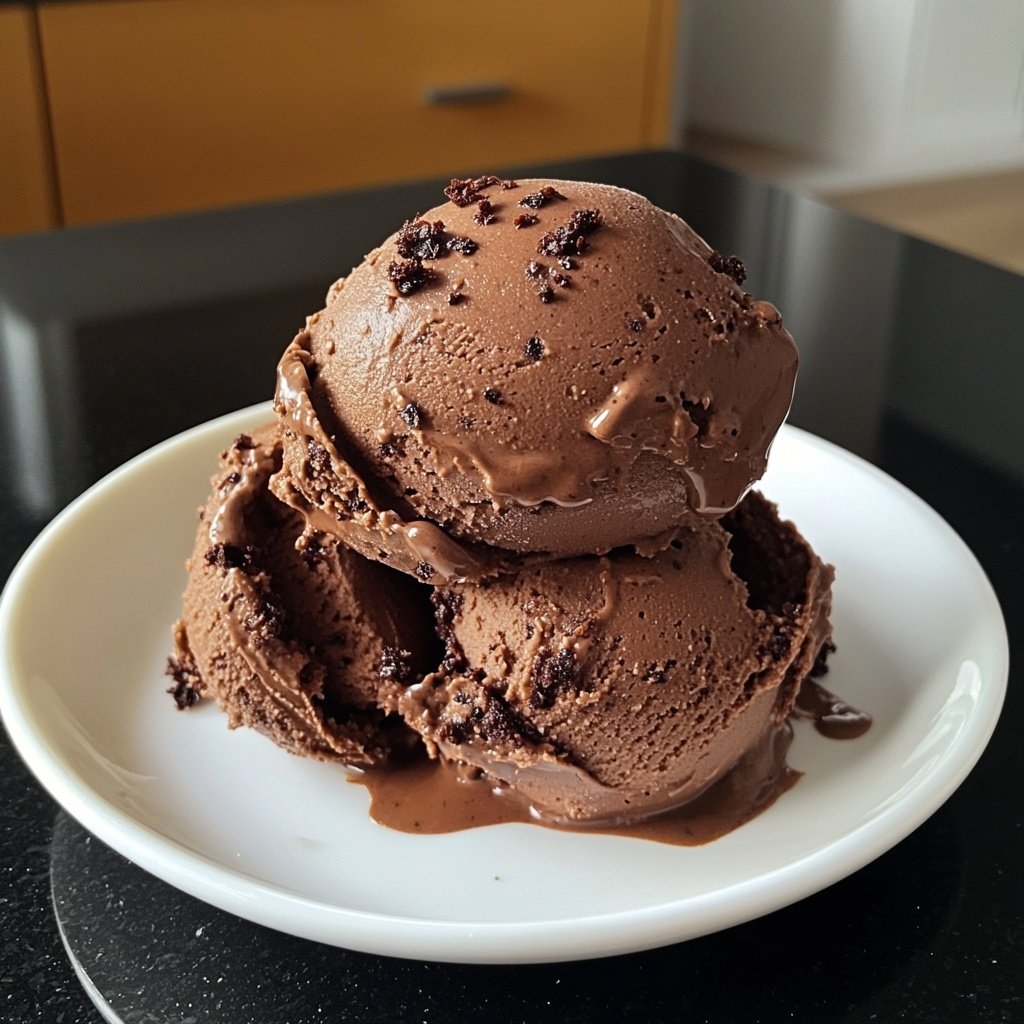 Schokoeis ohne Eismaschine