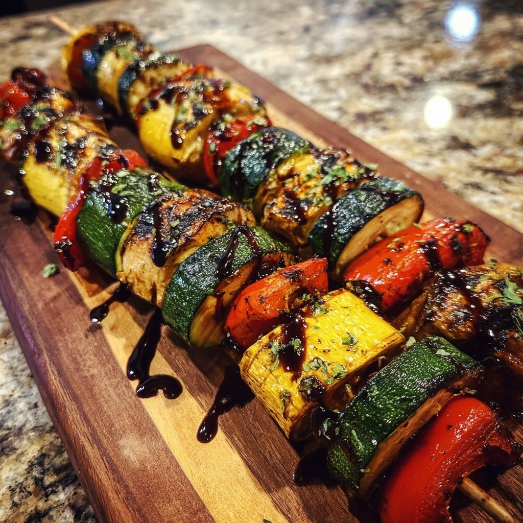 Gegrillte Gemüse Spieße