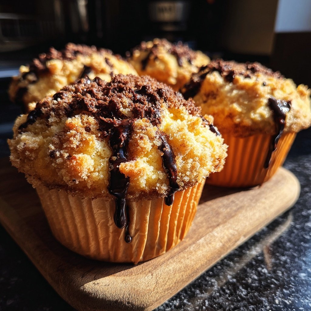 Muffins mit Schoko-Crunch