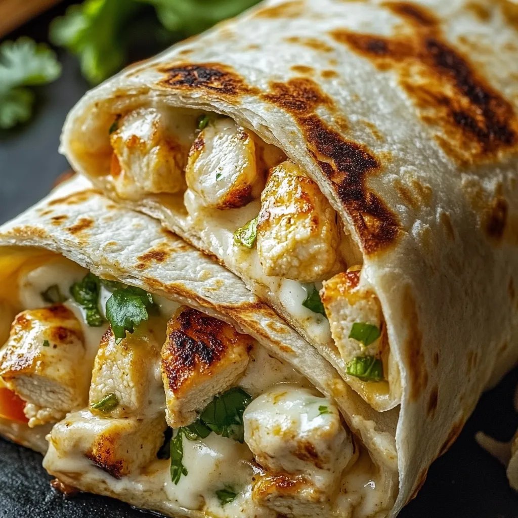Cheesy Garlic Chicken Wraps – Die ultimative Geschmacksexplosion!
