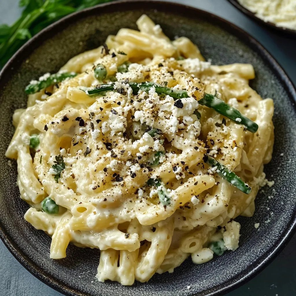 Creamy Lemon Feta Pasta