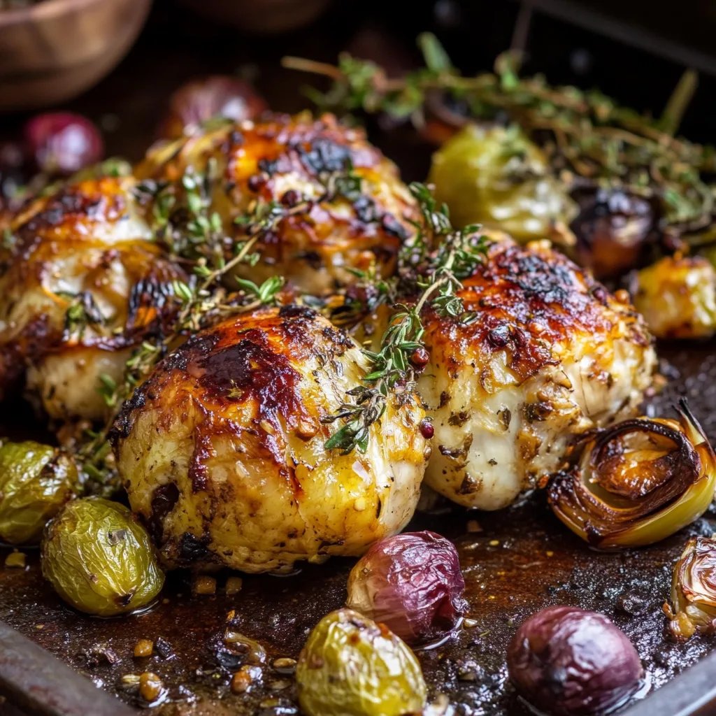 Herbstlicher Rosenkohl aus dem Backofen